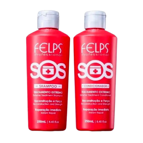 Felps S.O.S Reconstrução Tratamento Extremo Kit – Shampoo + Condicionador