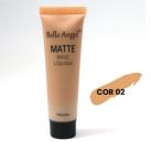 Base Líquida Matte Belle Angel com cobertura suave  Cor:02