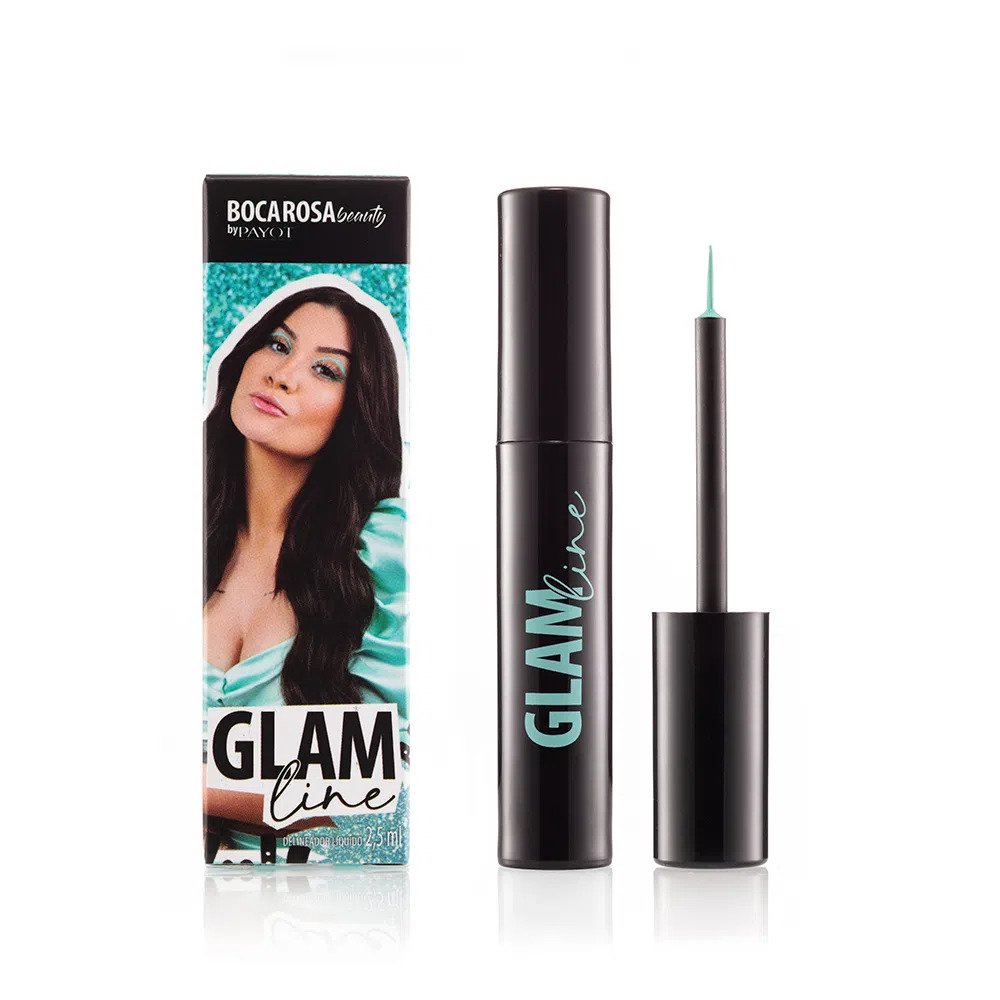 Delineador Liquído Boca Rosa Glam Line Hope Verde