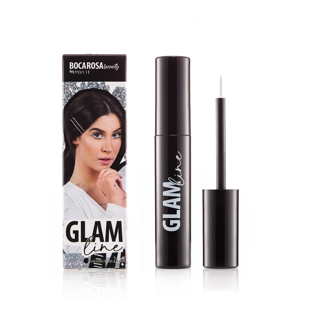 Delineador Liquído Boca Rosa Glam Line Peace Branco