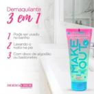 Kit SkinCare Gel Esfoliante Facial Com Pedras Vulcânicas + Sabonetes Pré e Pós Maquiagem