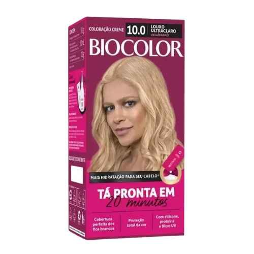 Kit Tinta  10.0 Louro Ultraclaro Biocolor