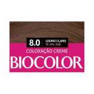 Kit Tinta  8.0 Louro Claro Biocolor