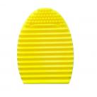 Luva de Silicone Amarelo  para Limpeza de Pincéis