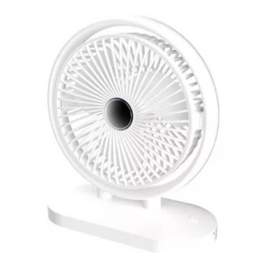 Mini Ventilador Branco de Mesa Portátil USB idali Life