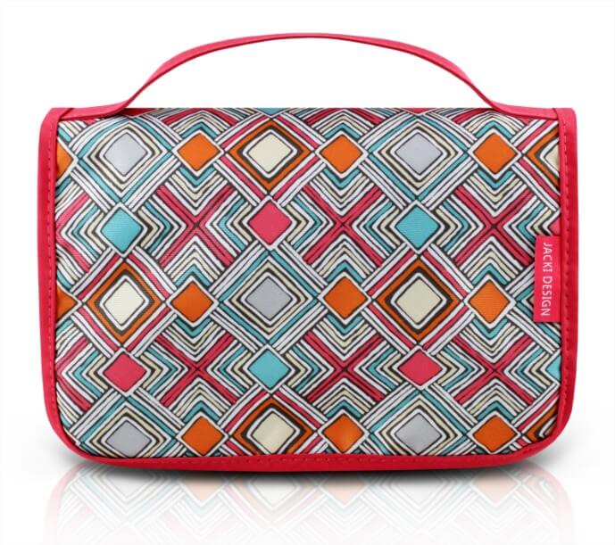 Necessaire de Viagem - Miss Douce Salmão Quadrado