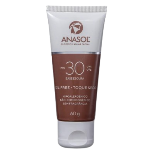 Protetor Solar Facial Anasol FPS30 - Base Escura - 60g