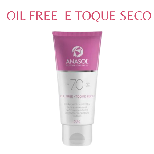 Protetor Solar FPS 70 Facial Toque Seco UVA+UVB  60g