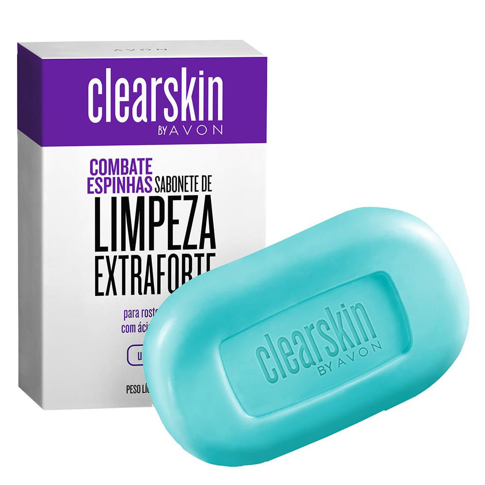 Sabonete de Limpeza Clearskin Extraforte com Ácido Salicílico - 80 g